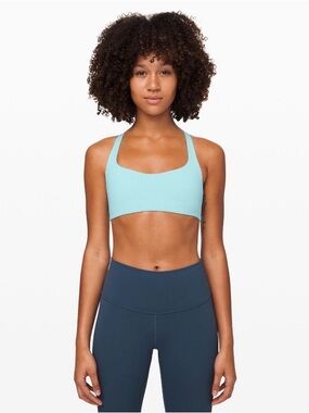 lululemon athletica Free to Be Bra- Wild *Light support A/B cup- Sea Frost